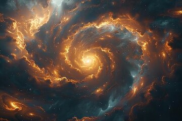 Wall Mural - Cosmic Spiral Nebula