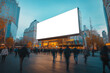 © Dudarte - Outdoor vazio em PNG em cidade movimentada