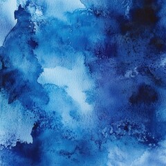 Abstract Blue Watercolor Texture for Creative Designs