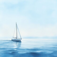  Tranquil Sailboat on Calm Waters