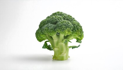 broccoli on a white background