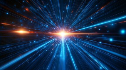 Wall Mural - Abstract science futuristic energy technology