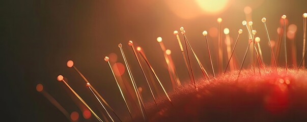 Poster - Close-up of delicate cell structures illuminated by soft light, showcasing intricate details and organic textures in a natural setting.