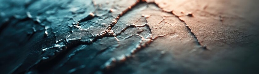 Poster - Close-up of textured surface showcasing intricate patterns and light reflections, ideal for backgrounds or artistic projects.