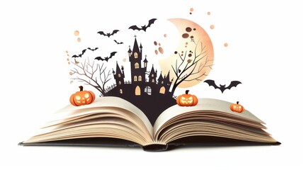 Halloween Storybook Illustration