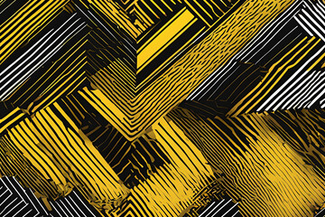 abstract yellow diagonal line pattern art