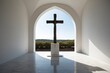 © Michael - Ash Embrace Holy Cross Reflection Spiritual Renewal in Clean White Space