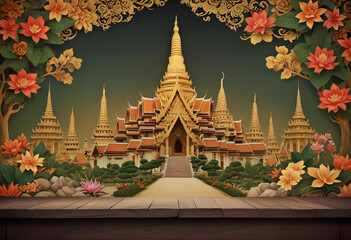 an illustration of a Vector thai background