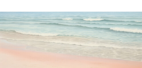 Canvas Print - Beach outdoors horizon nature.