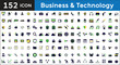 © XooGraphics - Business and Technology Icons collection. Vector illustration icon set.