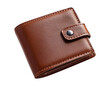 © Png - Video - Photo - Elegant brown leather wallet showcasing superior craftsmanship and style, perfect for organizing essentials and enhancing your look cut out isolated transparent PNG