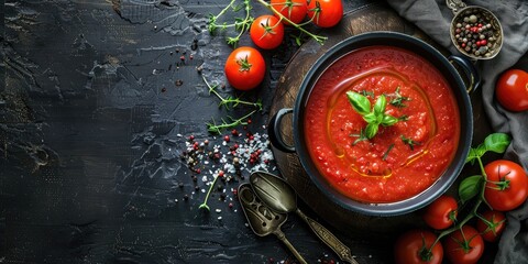 Poster - Creamy Tomato and Potato Soup Blend