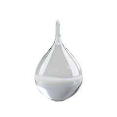 Glass Teardrop Vase