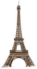 Canvas Print - PNG Eiffel tower architecture building landmark.