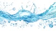 © wacharagorn - Bright and refreshing splash of clear water with bubbles, ideal for themes of nature, purity, and vitality.