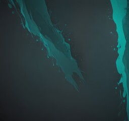 a dark, abstract background with a vertical line of blue paint splatters and droplets, creating a se