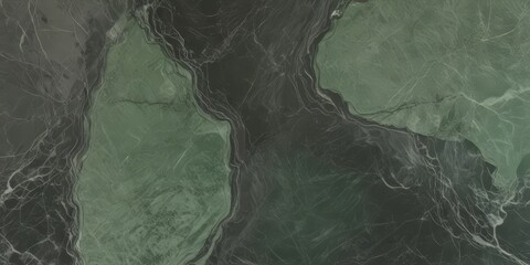 Wall Mural - a close-up view of a marble surface with a dark green and light green marble pattern.