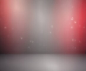 Wall Mural - The image is a blurred, abstract background with a gradient of red and gray tones, creating a sense of depth and movement.