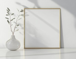 Sticker - Mockup Frame with Plant.