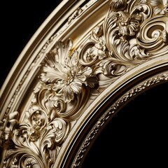 Sticker - Ornate Gold Frame.