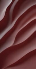 Wall Mural - a close-up view of a red fabric with a wavy texture, creating a sense of movement and depth.