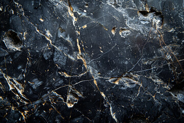 Wall Mural - black marble surface