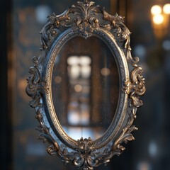 Poster - Antique Ornate Mirror.