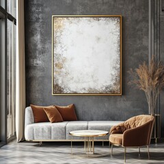 Canvas Print - Modern Living Room Decor.