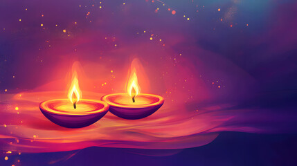 Sticker - Happy diwali celebration poster template