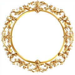 Canvas Print - Golden Ornate Frame.