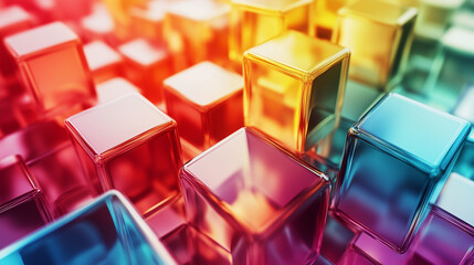 Poster - 3d abstract background wallpaper
