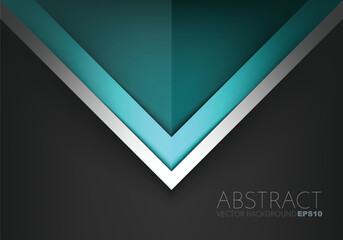 Poster - graphic geometric triangle overlap vector layer background for text and message design

