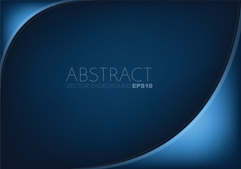 Poster - graphic vector curve line overlap background for text and message design
