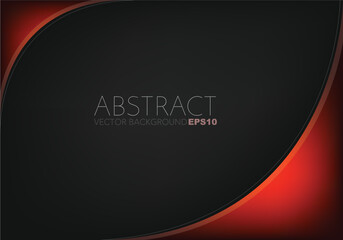 Poster - graphic vector curve line overlap background for text and message design

