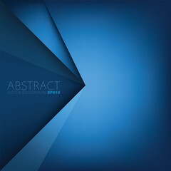 Poster - graphic geometric triangle overlap vector layer background for text and message design


