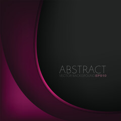 Poster - graphic vector curve line overlap background for text and message design
