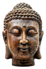 Sticker - PNG Buddha head worship prayer person.