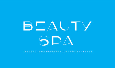 Wall Mural - modern font trendy alphabet