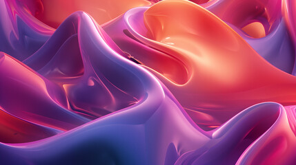 Poster - relaxing creative smooth 3d abstract background