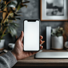 Man executive using Smart phone holding Smartphone