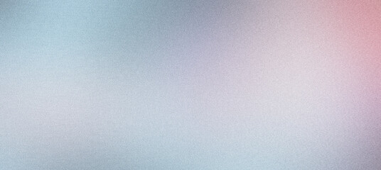 Poster - Abstract light blue and pink gradient background with grainy texture