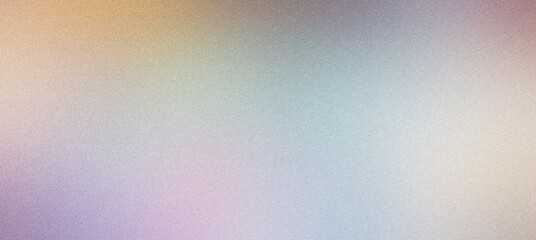 Poster - Abstract colorful grainy gradient is blending yellow, pink and blue tones