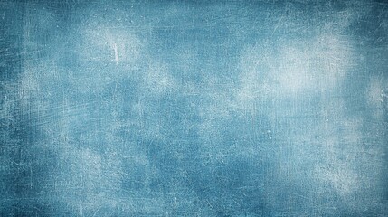 Wall Mural - Scratched Blue Surface Texture - A Distressed Abstract Background, texture, grunge , abstract