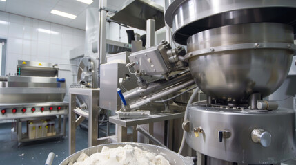 Industrial Mixers: High-capacity machines for mixing dough and batter