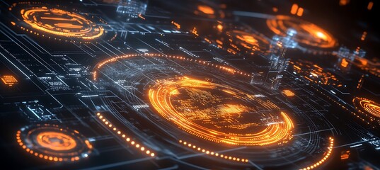 Poster - Immersive Digital Universe: Floating Data Spheres and Expansive Virtual Reality Zones






