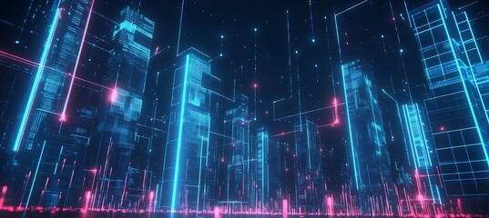 Poster - digital frontier: a universe of data networks and virtual reality spaces