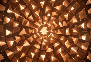 A macro shot of a squared pattern copper texture, revealing the metallic sheen and rich, warm tones of copper, with visible scratches and dimples that add character., close-up shot, short distance, pa