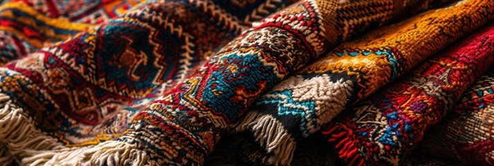 moroccan berber heritage: handcrafted wool carpets for cultural decoration and travel tours