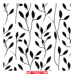 Sticker - Elegant Floral Vector Backgrounds  Refined Patterns for Elegant Presentations