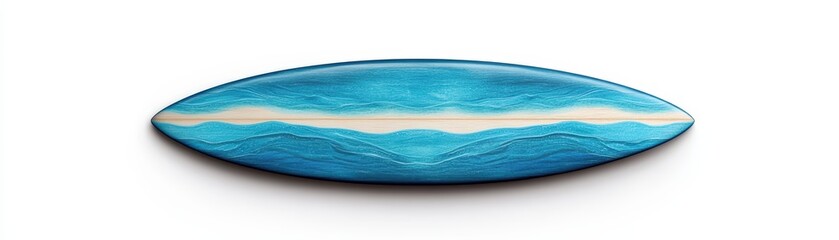 A stunning blue tray featuring a unique wave pattern, perfect for serving or decoration, bringing a touch of ocean inspiration.